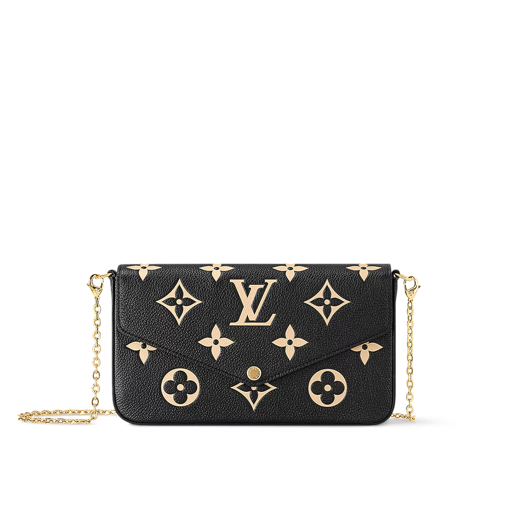 Felicie Pouch Black Beige