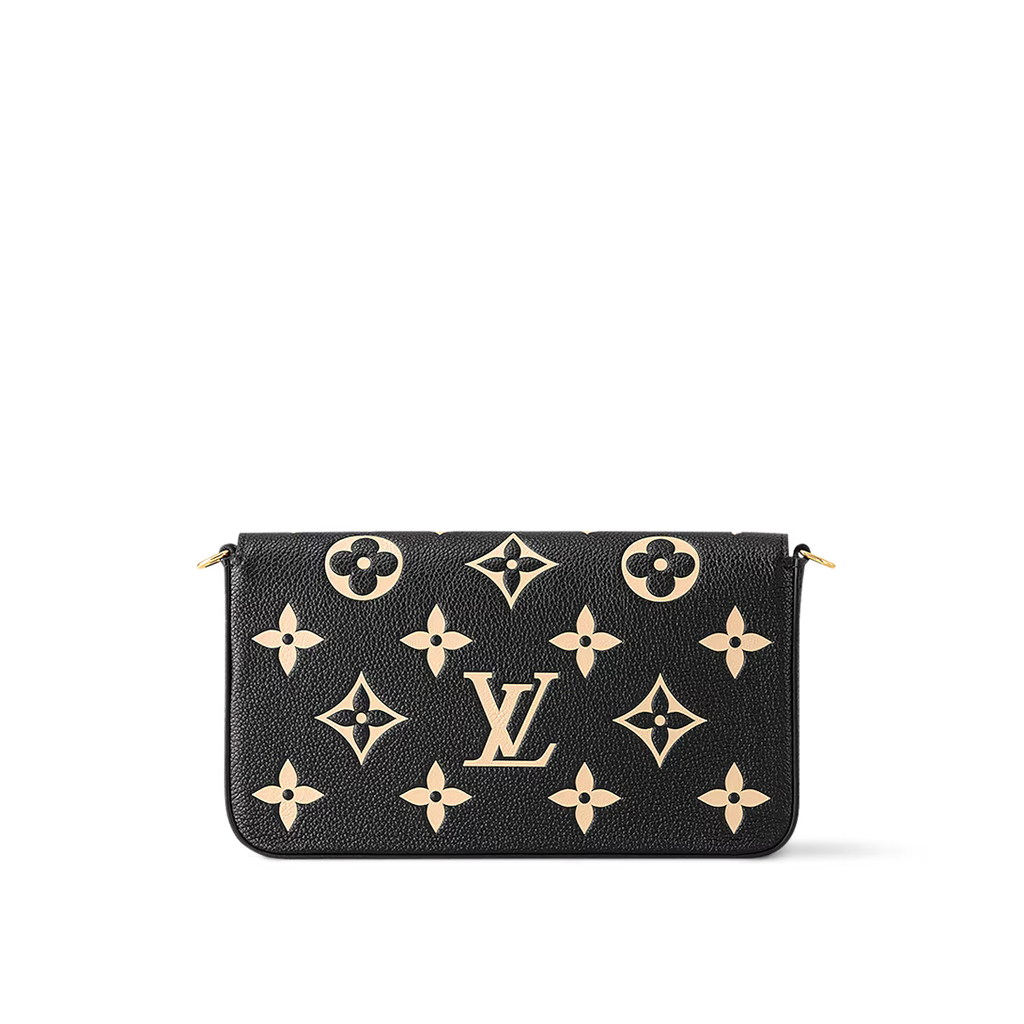 Felicie Pouch Black Beige