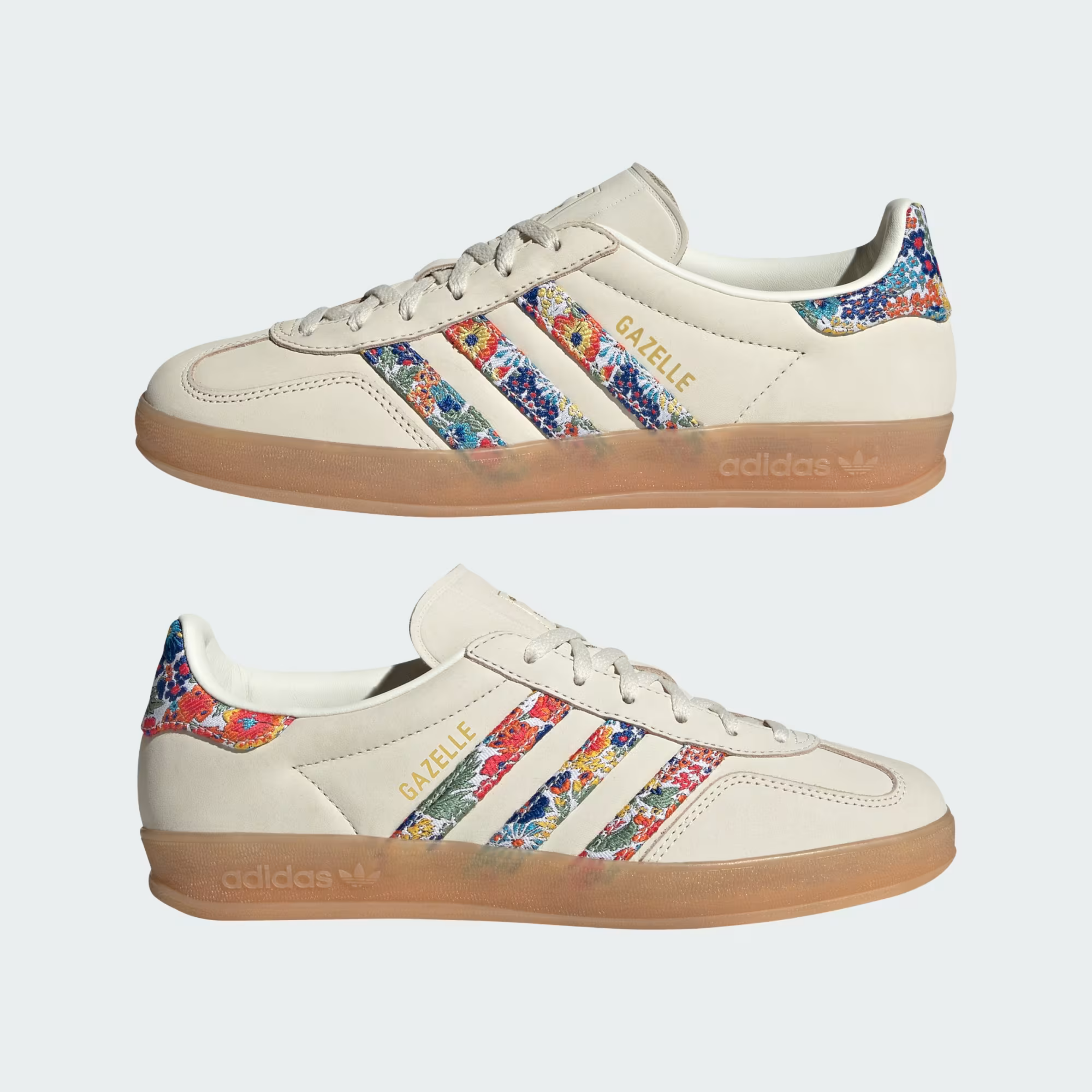 Samba London Off White  Gold Metallic  Gum