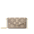 Felicie Pouch Monogram Cream