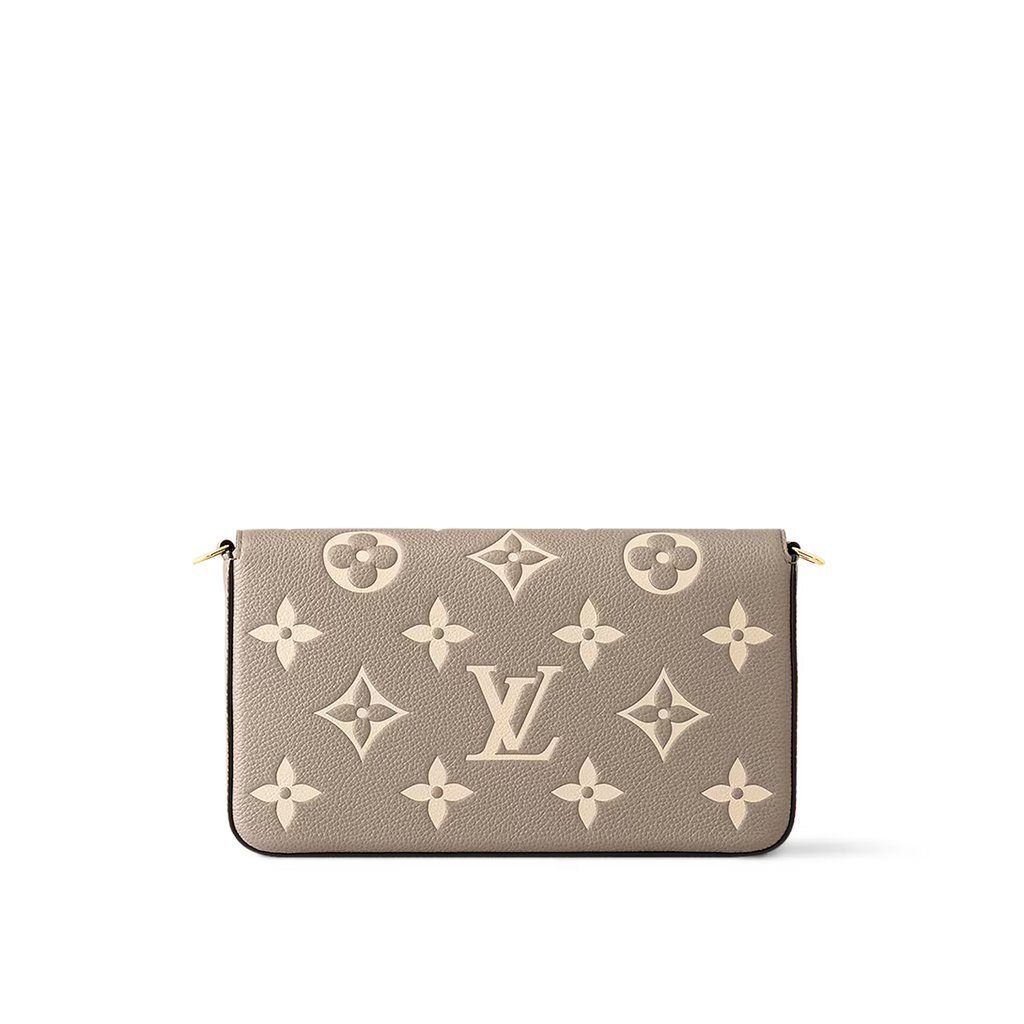 Felicie Pouch Monogram Cream