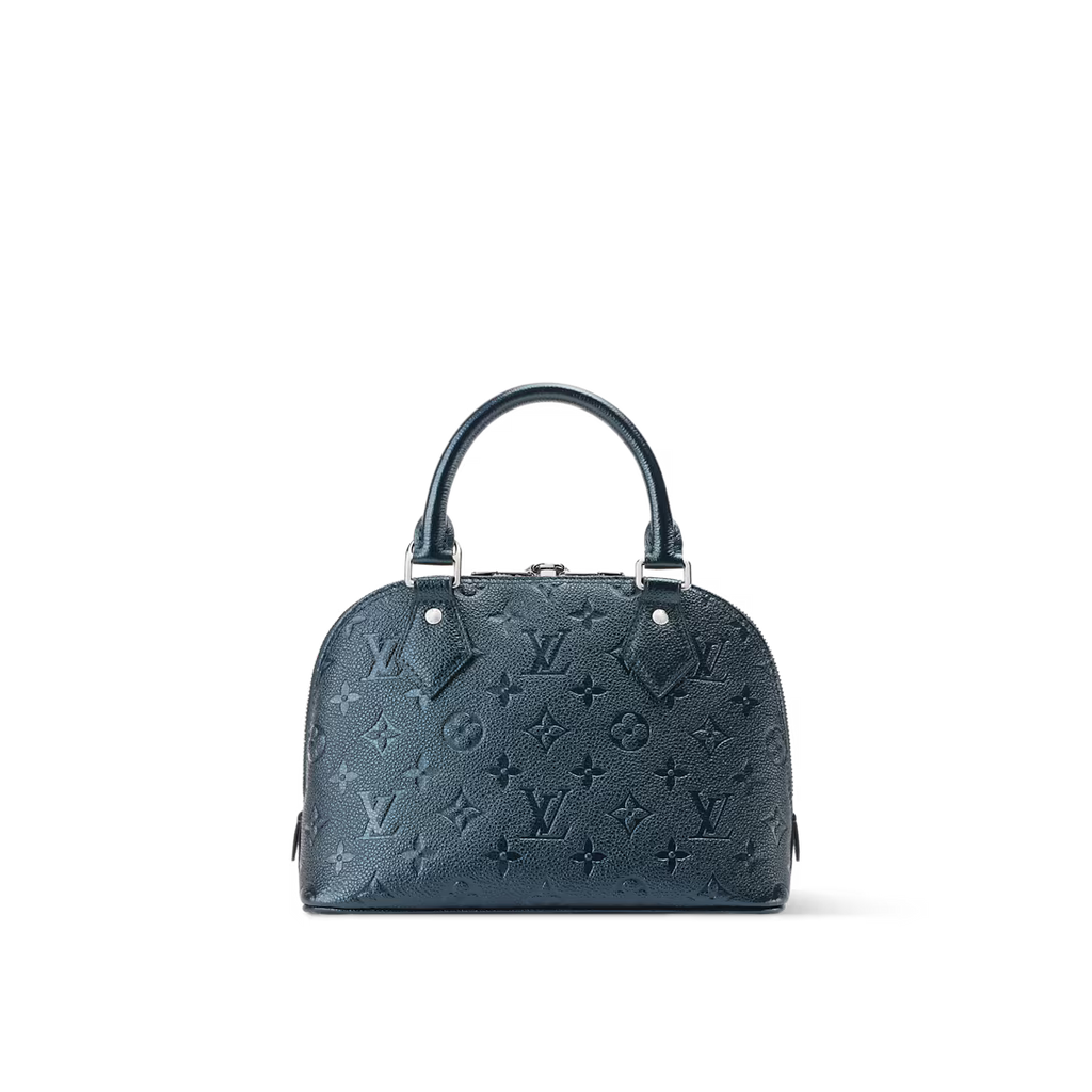 Alma BB Blue Monogram Print