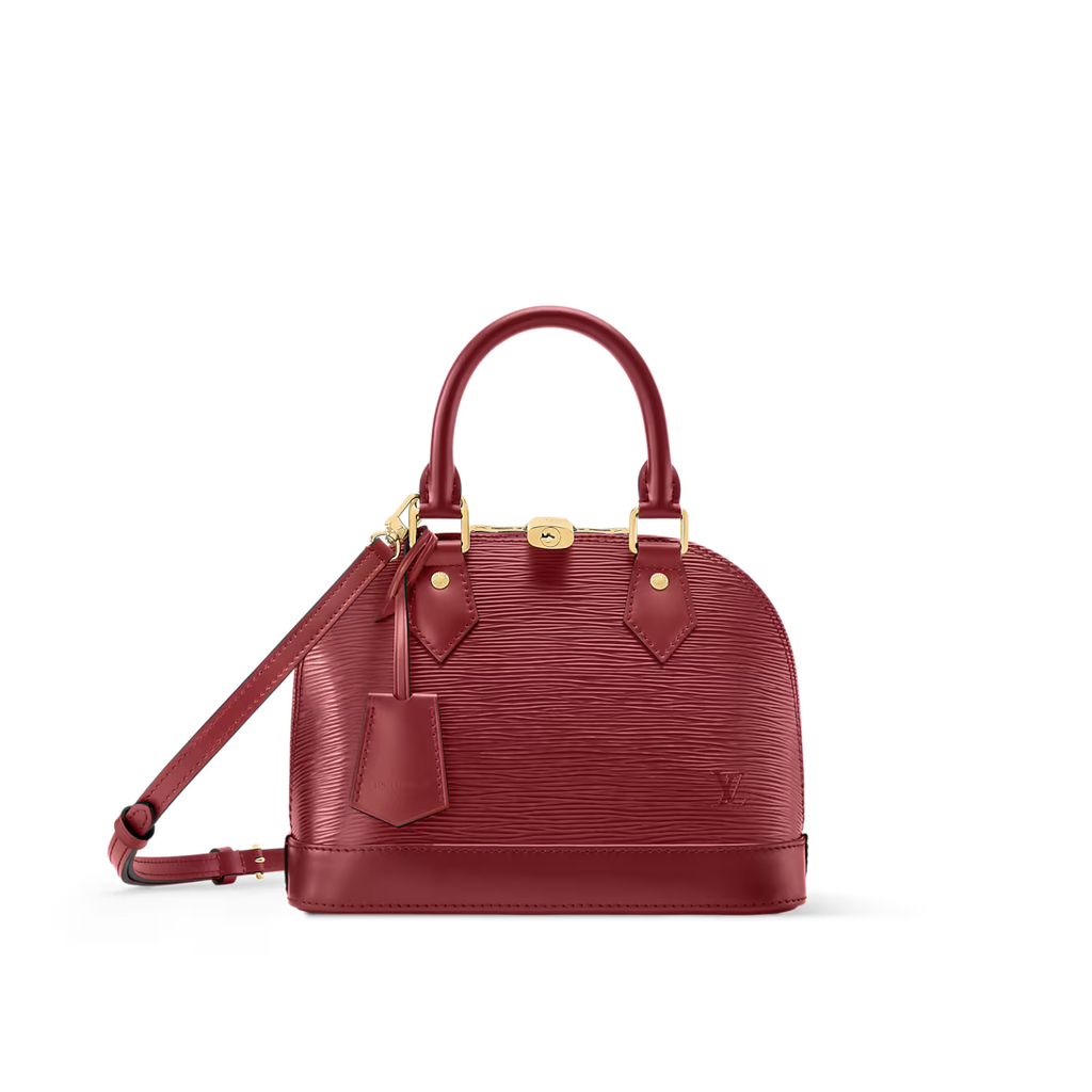 Alma BB Red Monogram Print