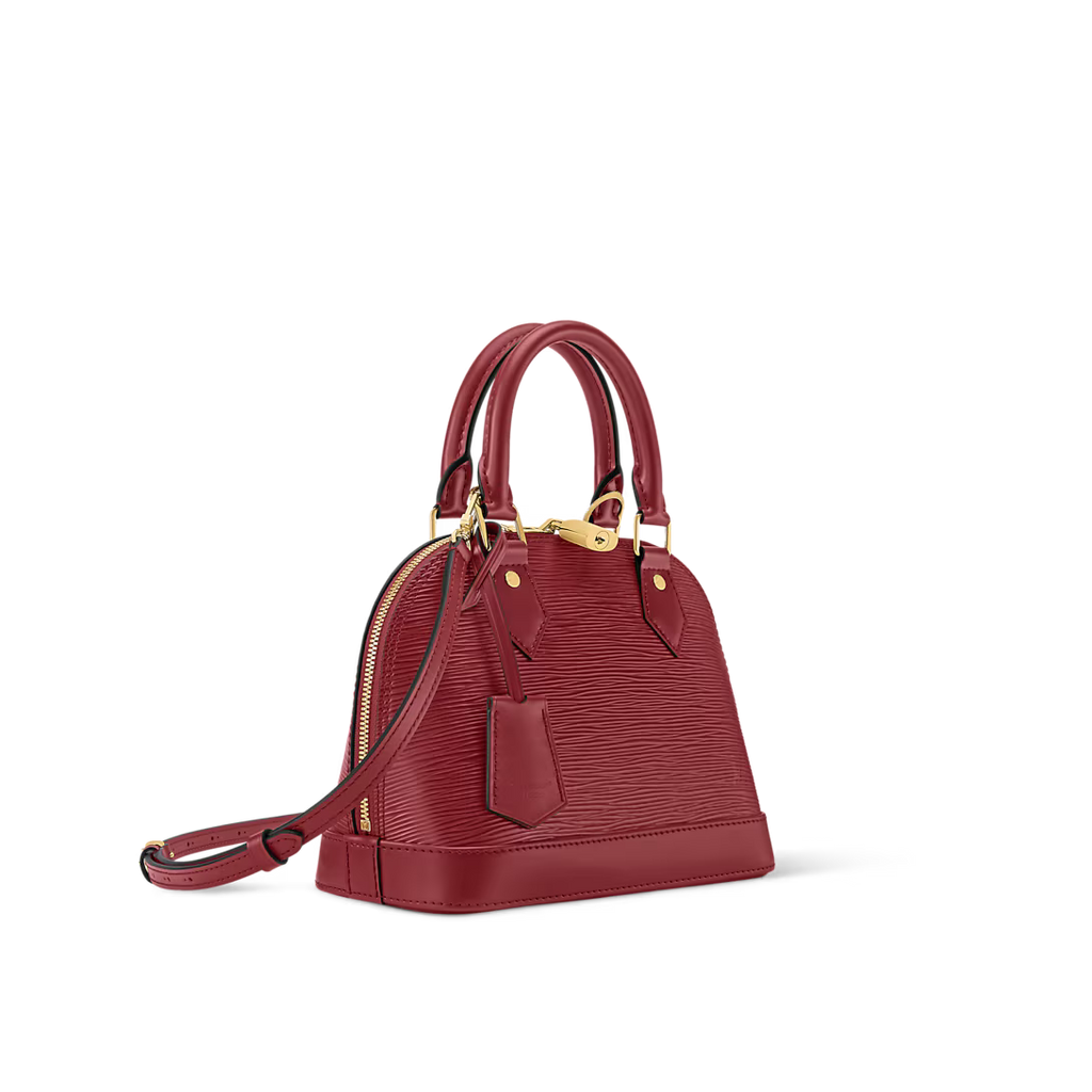 Alma BB Red Monogram Print