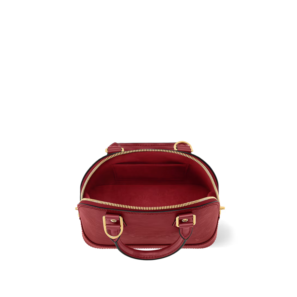 Alma BB Red Monogram Print