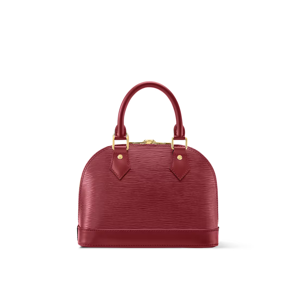 Alma BB Red Monogram Print