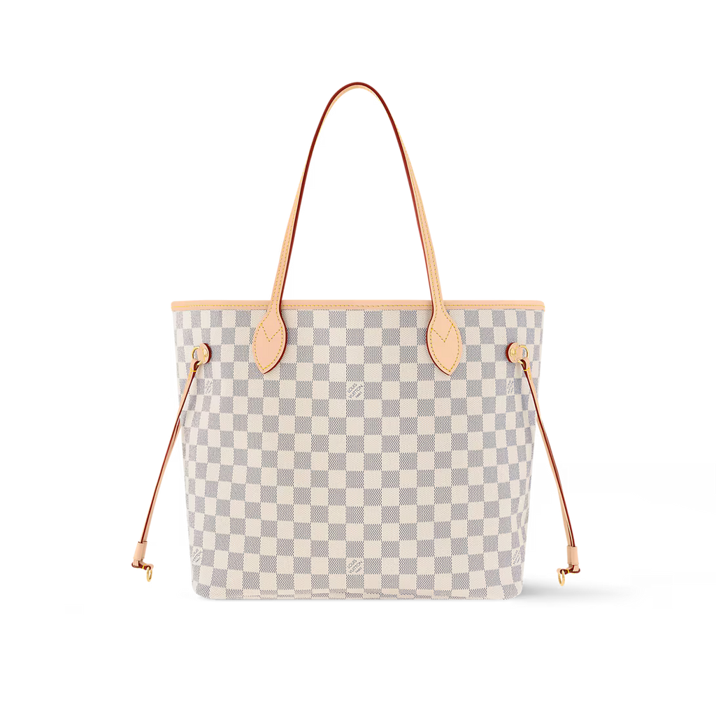 Never full MM Damier Azur Canva