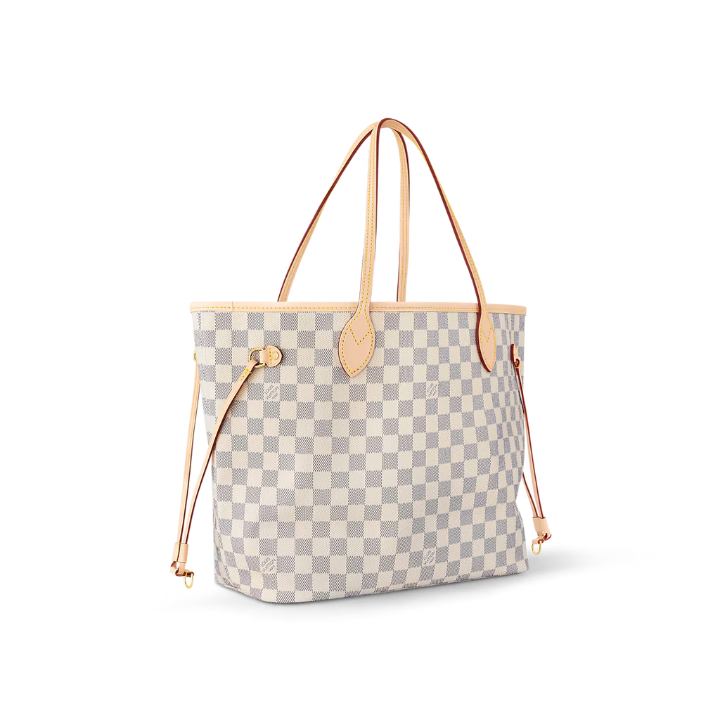 Never full MM Damier Azur Canva